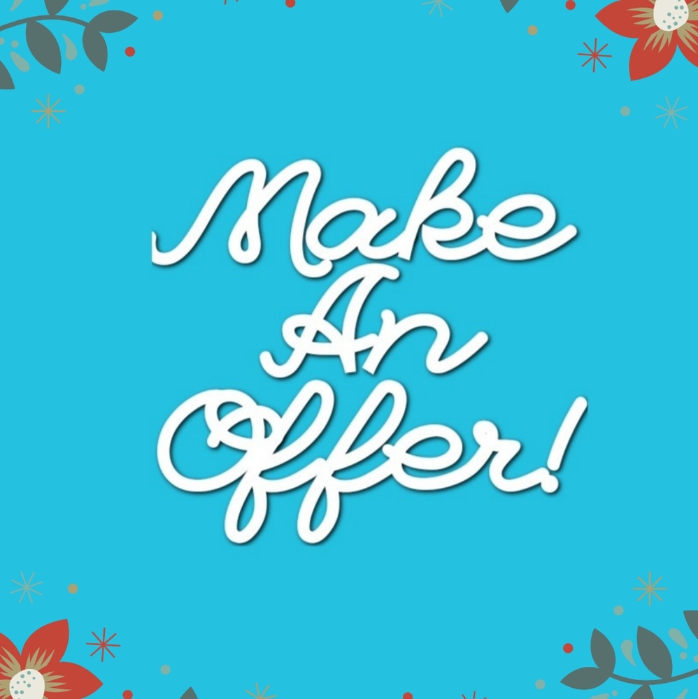 Shop my closet and make an offer. I happily accept most offers!
